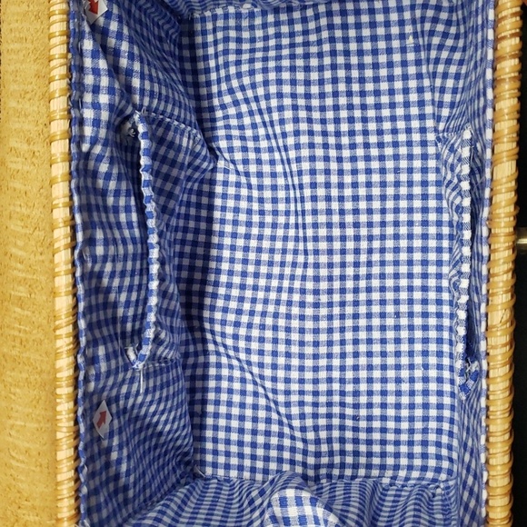 Handcrafted in Vietnam NWT Woven and Leather Expandable Purse - Picture 5 of 7